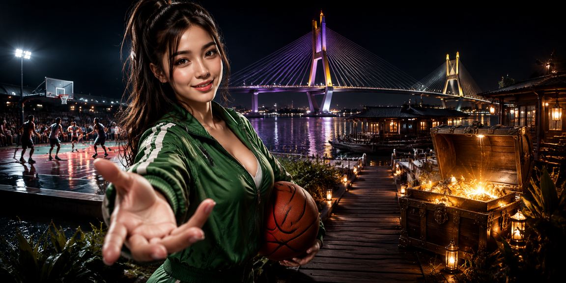 Người dùng tại Cần Thơ theo dõi kết quả cá cược bóng rổ trên điện thoại bên cạnh khung cảnh sông nước